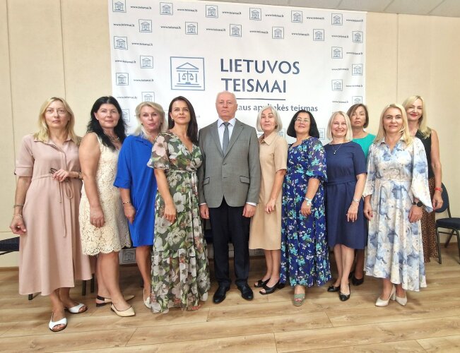 Teisėjas Rimas Švirinas atsisveikino su Alytaus apylinkės teismo kolektyvu