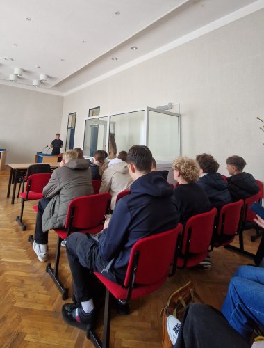 Alytaus apylinkės teisme lankėsi mokiniai