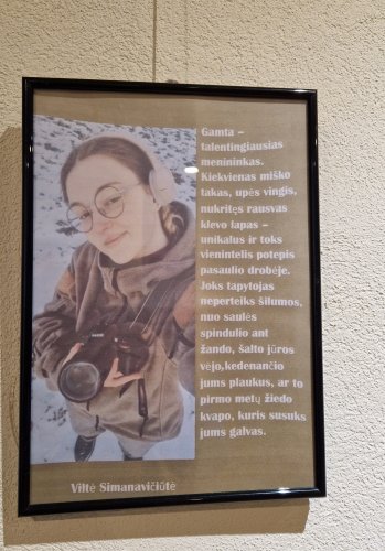 Alytaus apylinkės teisme atidaryta Viltės Simanavičiūtės darbų paroda 