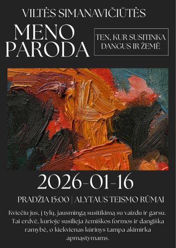 Parodos atidarymas